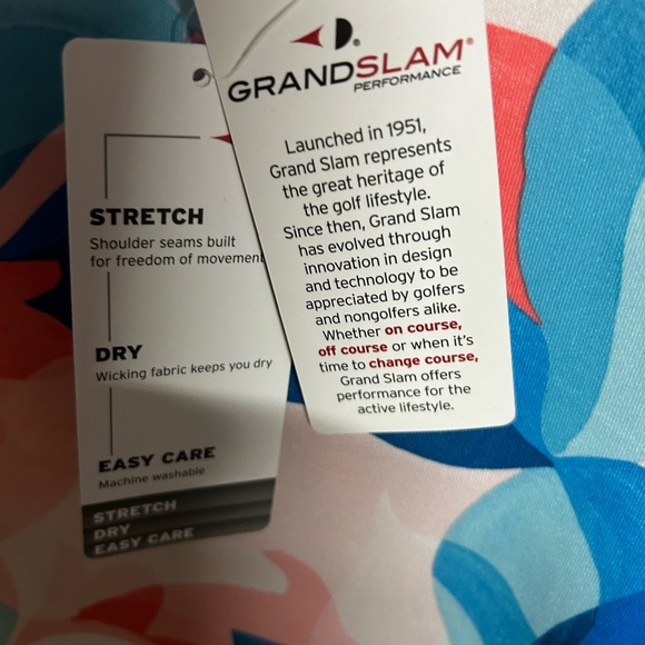 NWT Women’s Grand Slam Floral Collage Golf Dress - Picture 6 of 9